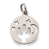 304 Stainless Steel Charms STAS-Z119-07P-1