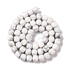 Natural Howlite Beads Strands G-G001-B03-06-3