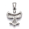 Tarnish Resistant 304 Stainless Steel Pendants LS-STAS-H110-19P-2