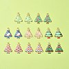 16Pcs 8 Colors Christmas Theme Rack Plating Alloy Pendants FIND-FS0002-98-9