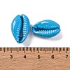 Baking Paint Cowrie Shell Beads SSHEL-M023-01D-3