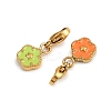 304 Stainless Steel Enamel Pendant Decorations STAS-G359-05G-2