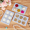 6-Hole Felt Bead Design Boards TOOL-WH0127-38C-5