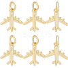 Beebeecraft 12Pcs Rack Plating Brass Charms ZIRC-BBC0002-51-1