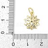 Rack Plating Brass Micro Pave Cubic Zirconia Pendants KK-H509-23G-02-3