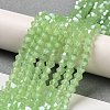 Imitation Jade Electroplate Glass Beads Strands LS-EGLA-F029-J4mm-A01-4