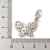 Rack Plating Brass Pave Colorful Cubic Zirconia European Dangle Charms KK-P277-19P-3