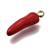 304 Stainless Steel Enamel Pendants STAS-Z163-22G-01-2