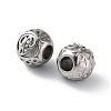 304 Stainless Steel Rhinestone European Beads STAS-A092-10P-P-2