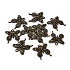 Tibetan Style Alloy Butterfly Pendants TIBEP-3945-AB-NR-3