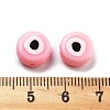 Opaque Printed Acrylic Beads OACR-G038-04D-3