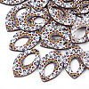 Printed Basswood Pendants LS-WOOD-S045-009B-1