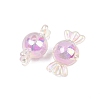 Acrylic Beads MACR-WH0004-09-2