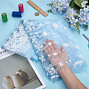 2M Polyester Snowflake Mesh Fabrics DIY-WH0622-388A-3