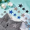 20Pcs 10 Style Rhinestone Star Cloth Iron On/Sew On Patches DIY-NB0006-05-6