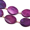 Natural Fire Crackle Agate Beads Strands G-P605-L03-01B-4
