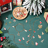 Christmas Theme DIY 304 Stainless Steel Chains Bracelet/Neckalces Making Kits DIY-SP0006-04-4