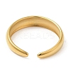 304 Stainless Steel Open Cuff Rings RJEW-K245-78G-2