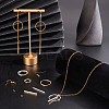 Ring & Bar Drop Earring DIY Making Kit DIY-UN0002-99-3