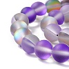 Synthetic Moonstone Beads Strands G-E573-01C-21-3