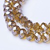 Electroplate Glass Beads Strands EGLA-A034-T10mm-A12-3