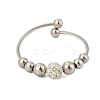 304 Stainless Steel Cuff Bangles BJEW-Z087-12P-2