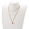 (Jewelry Parties Factory Sale)Alloy Enamel Pendant Necklaces NJEW-JN03381-6