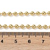 Rack Plating Brass Ball Chain Necklaces for Women X-NJEW-G102-01A-G-4