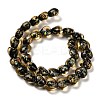 Handmade Dichroic Foil Glass Beads Strands DICH-U001-03C-2