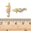 304 Stainless Steel Enamel Pendants STAS-G362-07G-3