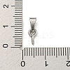 Tarnish Resistant 304 Stainless Steel Screw Eye Pin Peg Bails STAS-R233-01A-P-3