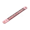 Faux Suede Snap Cord Bracelet BJEW-F428-03-1