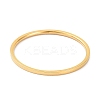 1mm Polished Plain Dome Finger Ring for Girl Women RJEW-C012-02E-G-1