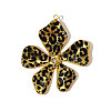 304 Stainless Steel Enamel Pendants STAS-OY005-19G-3