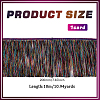 10M Polyester Fringe Ribbon with PET Tassels Trimming SRIB-WH0011-191-2
