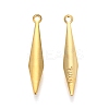 316 Surgical Stainless Steel Pendants STAS-P198-04G-1
