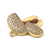 Brass Micro Pave Cubic Zirconia Pendants KK-L209-089G-2
