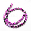 Natural Fire Crackle Agate Bead Strands X-G-K166-06F-8mm-07-2