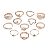 Crystal Rhinestone Finger Ring RJEW-MSMC002-17RG-1