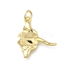 Manta Ray Brass Pendants KK-G525-13G-1