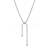 Stainless Steel Snake Chains Lariat Necklaces AA0282-2-1