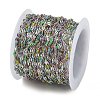Brass Dapped Chains AJEW-Q153-03P-03-3