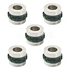 201 Stainless Steel Polymer Clay Rhinestone Inlaid Beads RB-YW0001-11C-1