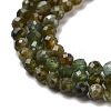 Natural Green Tourmaline Beads Strands G-B088-C07-03-4