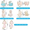 Alloy Enamel Pendants ENAM-NB0001-35LG-5