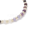 Dyed Natural Malaysia Jade & Synthetic Hematite Beaded Stretch Bracelets for Women BJEW-JB13069-04-4