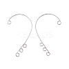 Tarnish Resistant 316 Stainless Steel Ear Cuff Findings LS-X-STAS-H148-01P-2