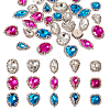 30Pcs 15 Style Sew on Rhinestone GLAA-TA0001-22-1