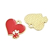 Alloy Enamel Pendants FIND-I067-01G-04-2