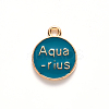 Alloy Enamel Pendants X-ENAM-S124-01B-05J-3